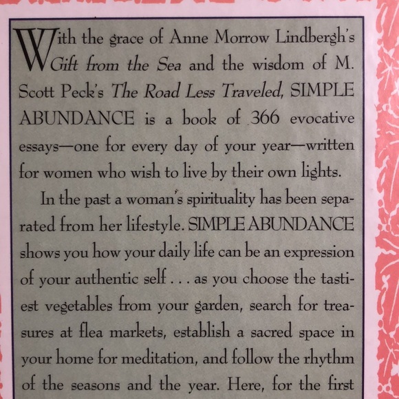 Simple Abundance A Day Book Of Comfort And Joy - Picture 6 of 16